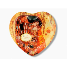 Carmani Üvegtányér szív 25x23cm Klimt:The Kiss tányér és evőeszköz