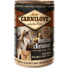 Carnilove Adult Venison & Reindeer Can- Vad és Rénszarvas Hússal Konzerv 400gr (VAT005307) kutyaeledel