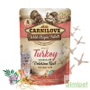Carnilove CARNILOVE CAT TASAKOS TURKEY WITH VALERIAN - PULYKA MACSKAGYÖKÉRREL 85G