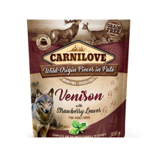Carnilove Carnilove Dog Adult tasakos Paté - szarvas eperlevéllel 300g kutyafelszerelés