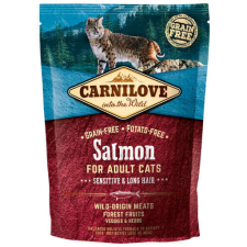 Carnilove Cat Adult Sensitive & Long Hair lazaccal 400g macskaeledel