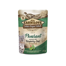  Carnilove Cat alutasakos Fácán Málnalevéllel 85g macskaeledel