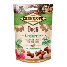 Carnilove Cat Crunchy Snack Duck &amp; Raspberries (kacsa-málna) 50 g jutalomfalat macskáknak
