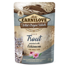 Carnilove Cat tasakos Trout with Echinacea – Pisztráng echinaceával – 4×85 g macskaeledel