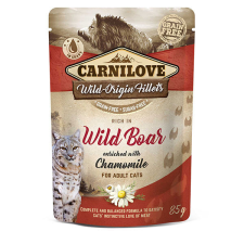  Carnilove Cat tasakos Wild Boar with Chamomile – Vaddisznó kamillával – 12×85 g macskaeledel