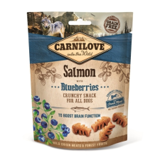 Carnilove Crunchy Snack Salmon &amp; Blueberries (lazac-áfonya) 200 g jutalomfalat kutyáknak