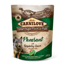Carnilove Dog Adult tasakos Paté – fácán málnalevéllel 300 g kutyaeledel
