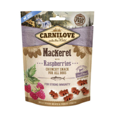  Carnilove Dog Crunchy Snack Makréla Málnával 200 g jutalomfalat kutyáknak