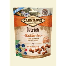 Carnilove Dog Crunchy Snack Ostrich &amp; Mulberry- Strucc Hússal és Szederrel 200g (93074) jutalomfalat kutyáknak
