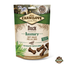 Carnilove Dog Semi Moist Snack kacsa rozmaringgal 200g jutalomfalat kutyáknak