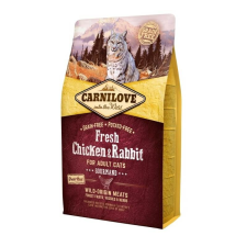  Carnilove Fresh Adult Cat Chicken&Rabbit Gourmand- Csirke és Nyúl Hússal – 2 kg macskaeledel