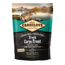 Carnilove Fresh Dog Adult Carp&Trout - Ponty&Pisztráng - Hair&Healthy Skin 2x1,5kg kutyaeledel