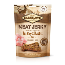 Carnilove Jerky Snack Turkey&amp;Rabbit Bar – pulyka&amp;nyúl 100g jutalomfalat kutyáknak