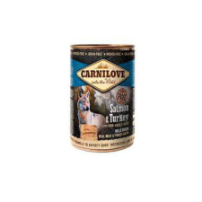  CarniLove Konzerv Adult Lazac-Pulyka – 24×400 g kutyaeledel