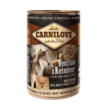  CarniLove Konzerv Adult Vadhús-Rénszarvas – 12×400 g kutyaeledel