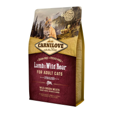 Carnilove Lamb & Wild Boar for Adult Cats – Sterilised 2 kg macskaeledel
