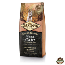 Carnilove Puppy Large Salmon &amp; Turkey-Lazac-Pulyka Hússal 12kg kutyaeledel