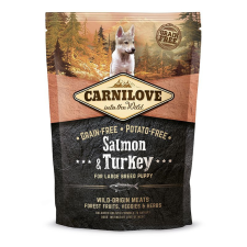 Carnilove Puppy Large Salmon &amp; Turkey- Lazac-Pulyka Hússal 1,5kg kutyaeledel