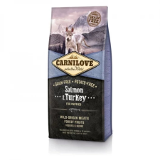  Carnilove Puppy Salmon &amp; Turkey - Lazac-Pulyka Hússal 12 kg kutyaeledel