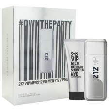 Carolina Herrera 212 VIP Men Ajándékszett, Eau de Toilette 100ml + SG 100ml (Travel set), férfi kozmetikai ajándékcsomag