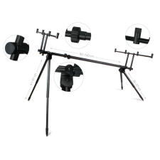 Carp Academy Alcatraz Rod Pod Black horgászkiegészítő