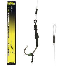 Carp Academy Spinner Rig Curved Shank bojlis előkötött horog 1db - 4 horog
