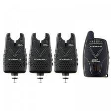 Carp Academy V-Head elektromos kapásjelző szett - 2+1db kapásjelző