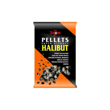 Carp Zoom CarpZoom Fekete halibut 15mm furat nélküli etetőpellet 10kg bojli, aroma