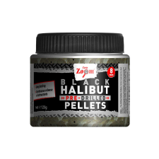 Carp Zoom CZ Fekete fúrt halibut horogpellet, 20 mm, halibut, 120 g bojli, aroma