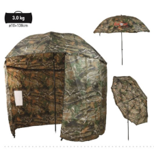 Carp Zoom Cz terepszínű sátras horgászernyő, o 250 cm horgászszék, ágy