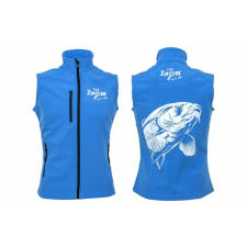 CarpZoom Carp Zoom CZ Férfi softshell mellény, 2XL, világoskék horgászkiegészítő