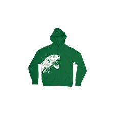 CarpZoom Carp Zoom CZ Pontyos kapucnis pulóver, XXXL, zöld horgászkiegészítő