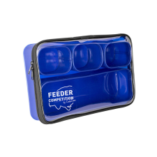 CarpZoom Carp Zoom FC EVA cipzáras tároló szett 1+3, 11,7x25x9 cm horgászkiegészítő