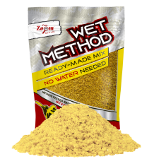 CarpZoom CZ Wet Method készre kevert etetőanyag, édes barack, 850 g (CZ0915) bojli, aroma