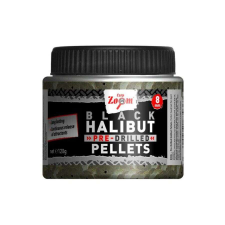  CarpZoom Fekete halibut 8mm fúrt horogpellet 120g csali