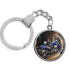 CARSTON Elegant Harley motor kulcstartó ezüst vagy arany színben kulcstartó