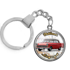  CARSTON Elegant Oldtimer Opel kulcstartó ezüst vagy arany színben kulcstartó