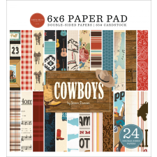 Carta Bella Cowboys Scrapbook papírkészlet 6&quot; (15 cm) Paper Pack (24 lap) decoupage papír