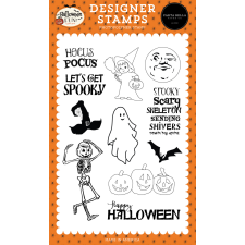 Carta Bella Halloween Fun Spooky Scary Szilikonbélyegző Clear Stamps (1 db) bélyegző