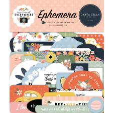 Carta Bella Kivágatok - Ephemera - Here There And Everywhere (1 csomag) matrica