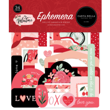 Carta Bella Kivágatok - Ephemera - My Valentine (1 csomag) matrica