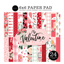 Carta Bella Papírkészlet 6" (15 cm) - Paper Pack - My Valentine (24 lap) decoupage papír