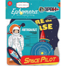 Carta Bella Papírmotívum / Kivágat , Space Academy / Ephemera (1 csomag) matrica