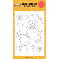 Carta Bella Sunflower Summer Sunflower Garden Szilikonbélyegző Clear Stamps (1 db) bélyegző