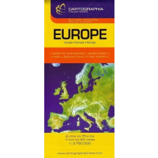 Cartographia Európa autótérkép Cartographia térkép