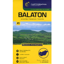 Cartographia Kft. 40 000 - Turistatérkép - Balatoni Kerékpárút térkép