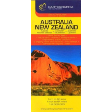 Cartographia Kft. - Ausztrália - Új-Zéland útitérkép 1:6 000 000 térkép