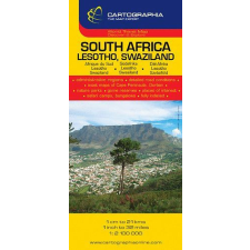 Cartographia Kft. - Dél Afrika, Lesotho, Szváziföld útitérkép 1:2 100 000 térkép