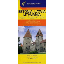 Cartographia Kft. Észtország Lettország, Litvánia autóstérkép 1:700 000 - Európai autótérképek térkép