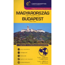 Cartographia Kft. MAGYARORSZÁG+BUDAPEST KOMBIATLASZ 1:250000,1:20000 térkép